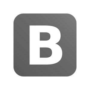 Bootstrap responsive web design technology icon representing mobile-first layouts and reusable UI components